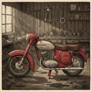 gemini 2.5 flash image create vintage picture. bardziej jako rycine. usun tlo i dodaj wnetrze starego w 0